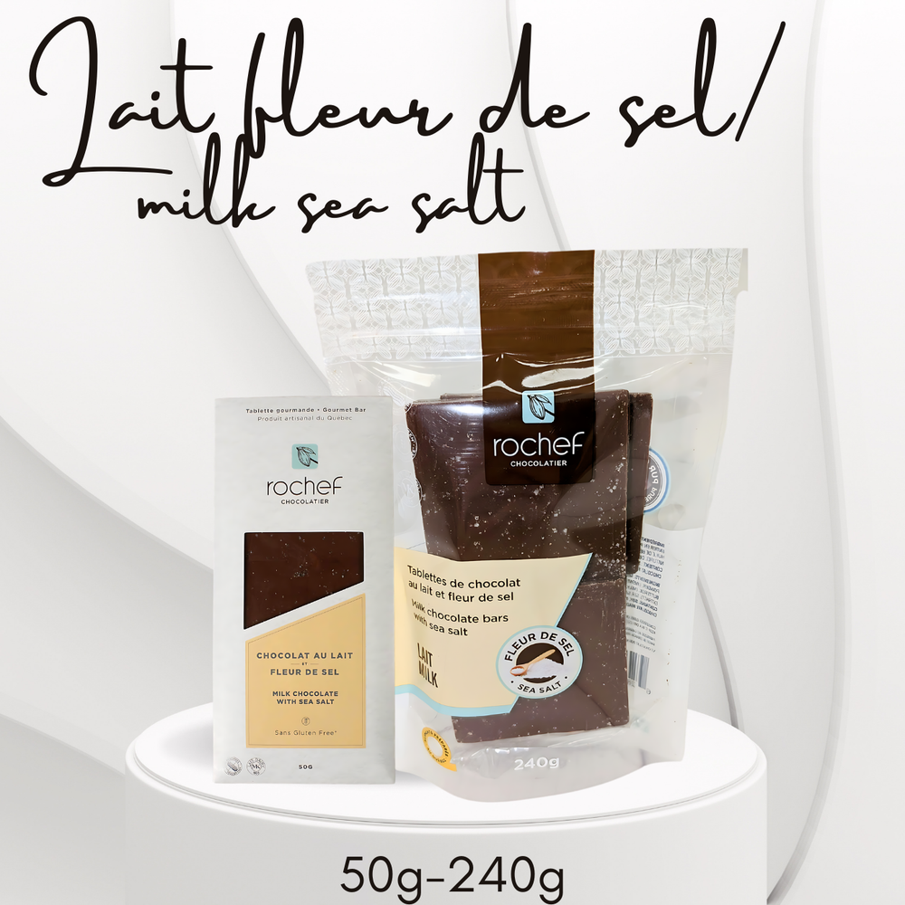 
                      
                        Milk chocolate sea salt gourmet bar
                      
                    