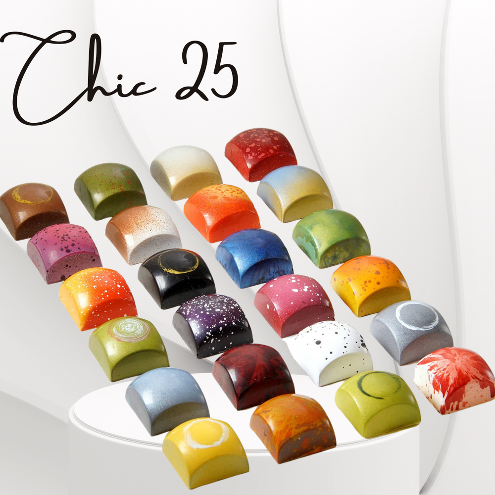 La Ligne Chic Pralines premium box of 25 chocolates and premium gift bag