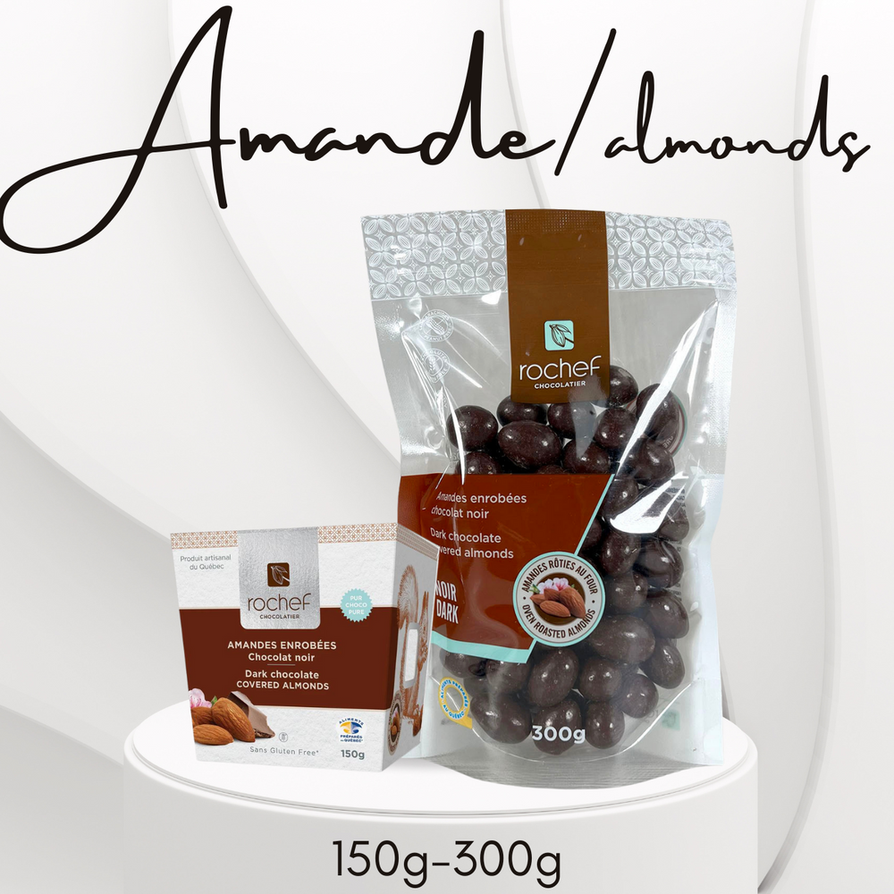 
                      
                        Dark chocolate overed oven roasted almonds
                      
                    