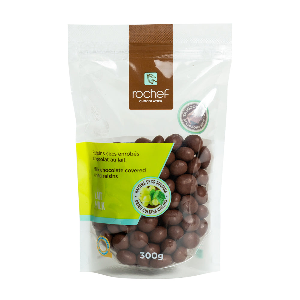 Milk chocolate covered raisins 300g