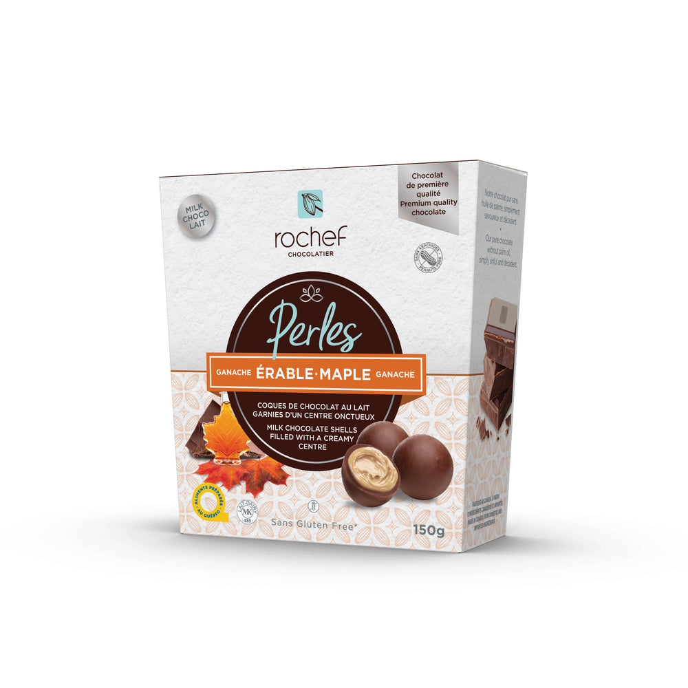 
                      
                        Milk chocolate pure maple ganache perles 150g
                      
                    