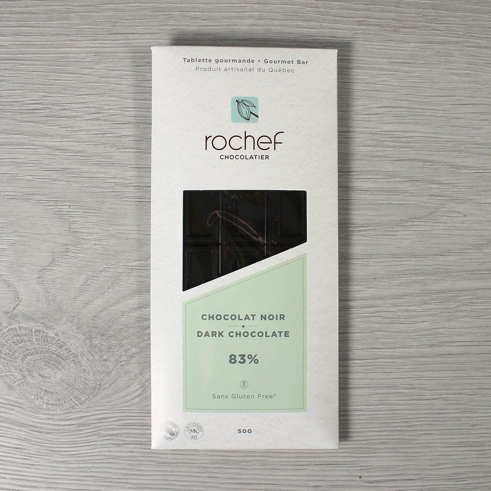 
                      
                        Dark Chocolate 83% Gourmet Bar Green 50g
                      
                    