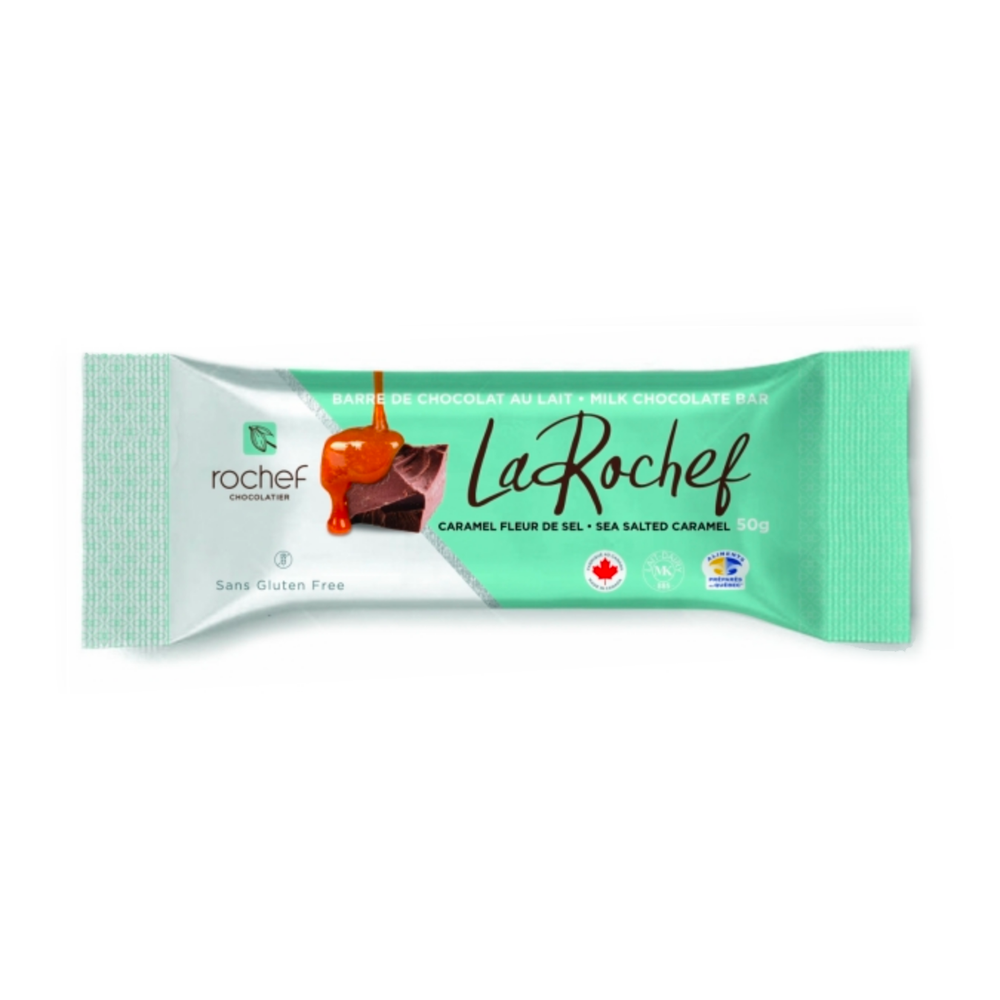 
                      
                        Milk chocolate soft salted caramel La Rochef bar 50g
                      
                    